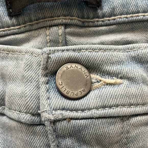 Banana Republic Mid Rise Skinny Ankle Blue Jeans Size 28 - Picture 11 of 12